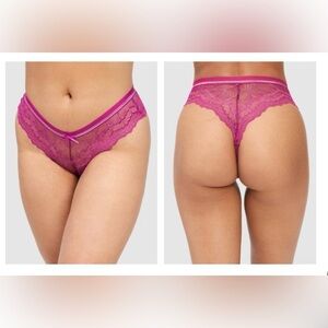 NWT Frederick’s of Hollywood 2 Pack Bundle Caroline Panties in Purple